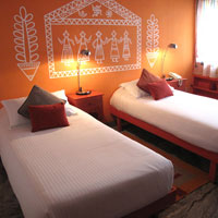 New Delhi boutique hotels, Amarya's Orange Room