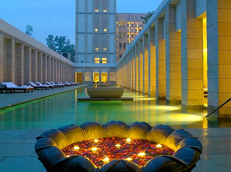 Aman New Delhi offers brisk unobtrusive service in a lattice-work oasis seemingly a world away 