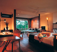 Classy room interiors at Datai