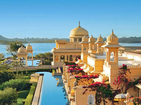 Stunning architecture helps make this one of the best Rajasthan palace hotels
