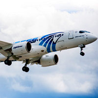 A220, originally the C Series from Bombardier, is the new passenger darling - EgyptAir