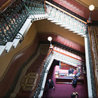 Windsor staircase, heritage hotel stays
