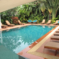 Phnom Penh boutique hotels, Villa Paradiso pool
