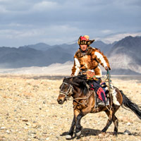 Western Mongolia horseman 