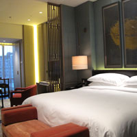 Beijing business hotels review, the Waldorf Astoria Premier Room is a comfy retreat