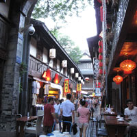 Chengdu fun guide for dining, Jinli old street  - photo by Vijay Verghese