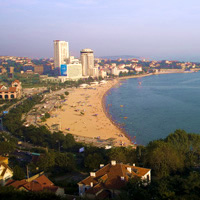 Qingdao beach, a family-friendly destination