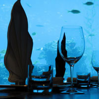 InterContinental Haitang Bay's Aqua aquarium restaurant