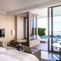 Haitang Bay luxury hotels review - Rosewood Ocean View Pool Room