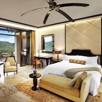 Best Sanya luxury resorts, St Regis is all marble and gleaming wood