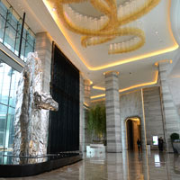 Shenzhen MICE venues, JW Marriott Bao'an, spacious lobby