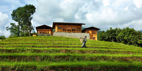 COMO Uma Punakha, verdant setting in remote Bhutan valley