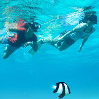 Snorkelling at Shigira Resort Okinawa