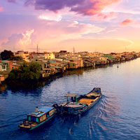 River cruises on the Mekong