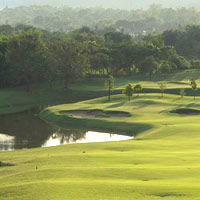 Chiangmai Highlands Resort greens, golf in North Thailand