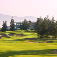Golfing in Vietnam will bring you to Danang's beautiful Montgomerie Links