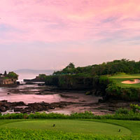 Nirwana Bali Golf Club next to Pan Pacific and Tanah Lot temple