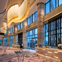 Shenzhen MICE venues, JW Marriott Bao'an, spacious foyer for meetings and grand ballrooms