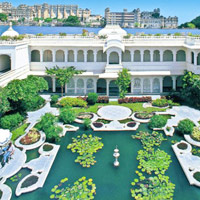 Small meetings in Asia, Taj Lake Palace in Rajasthan, India