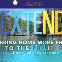 Department of Tourism Philippines website - officious but colourful