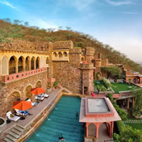 Rajasthan destination wedding, India, Neemrana Fort-Palace