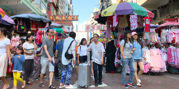 Hong Kong shopping guide - bargains are best at Sham Shui Po where the streets are packed with deals