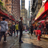 Bowrington Road Causeway Bay is a fresh produce street market know for meat
