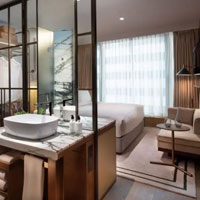 Hong Kong design hotels, The Hari's Family King Room offer stylish classical accents