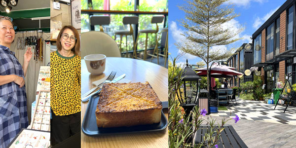 Yuen Long coffee and cafe guide - Eva at gemstone stall, Mimi and garlic toast, The Richfield Plaza