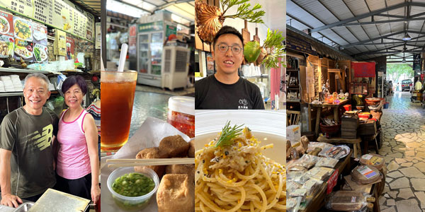 Kam Tin's Red Brick House Market guide - Ivan Chan and Ms Wong, fried tofu, CP Cafe's Chef Fish, Red Brick House shops