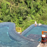 Stunning pools at Hanging Gardens Ubud
