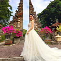 Nusa Dua Beach Hotel is a child-friendly hotel and popular for wedding photography at its candi bentar gate