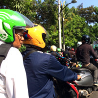 Jakarta guide, Go-Jek bike rides