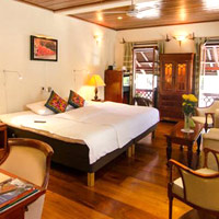 Mekong Riverview rooms are stylish and bright