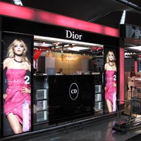 Dior duty-free perfume at KL Airport