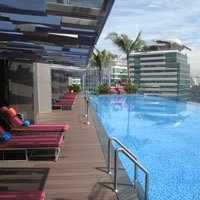 Kuala Lumpur hip hotels, Aloft pool