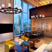 Kuala Lumpur long-stay hotels, Ambassador Row from Lanson Place  Bukit Ceylon Residence