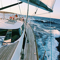 Mergui island cruises with Burma Boating - solar power too