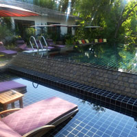 Myanmar boutique hotels, Blue Bird Bagan pool
