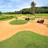 Golfing in Boracay, Fairways course and greens