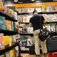 Books are wonderfully cheap in Singapore - Changi Airport store