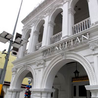 The Sultan is a shophouse boutique hotel near Arab Street