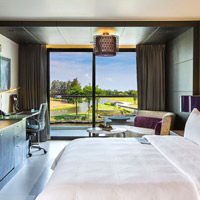 Bangkok airport hotels, Le Meridien Suvarnabhumi also has a golf course