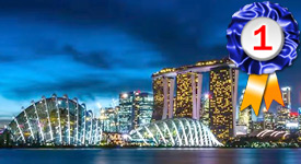 Singapore, voted Best Asian City for Meetings and Business in 2023