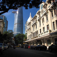Saigon fun guide, Bitexco Tower and the old world Grand