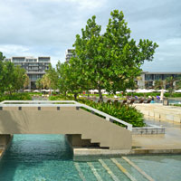 Vietnam child-friendly hotels include Hyatt Regency Danang with its huge pool areas