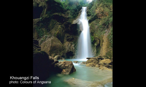 Khouangzi Falls / photo: Colours of Angsana