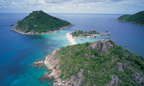 Aerial View Of Samui Approach