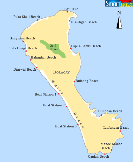 Boracay map