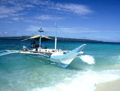 Banca beaches at Boracay Island